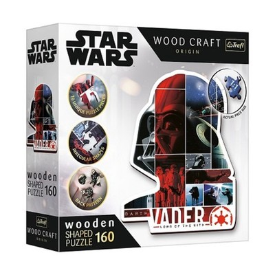 Trefl Toys, Movies & More Wood Craft - Darth Vader (160 Pieces) New