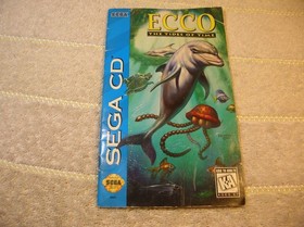 ecco the dolphin tdes of time sega cd cib