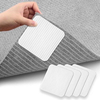 Rutschfeste Teppichmatte 8er Set für Kinderzimmer & Haus geeignet, Waschbar, 10x