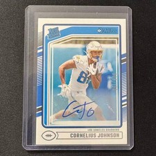 🚛GN 2024 PANINI DONRUSS FOOTBALL RATED ROOKIE AUTO /199 RC CORNELIUS JOHNSON