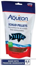 Aqueon Mini Cichlid Food 8.5 Ounces - Nutrients for Vibrant Fish Color