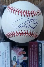 NICE Autographed Nationals Phillies Jayson Werth Rawlings Official Baseball JSA