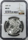 *1879 MORGAN DOLLAR* *NGC MS63* NR #G4126