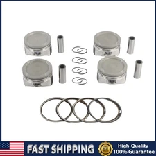 4PCS Engine Pistons & Rings Kit 25198520 For Chevy Cruze Sonic Trax Encore 1.4L