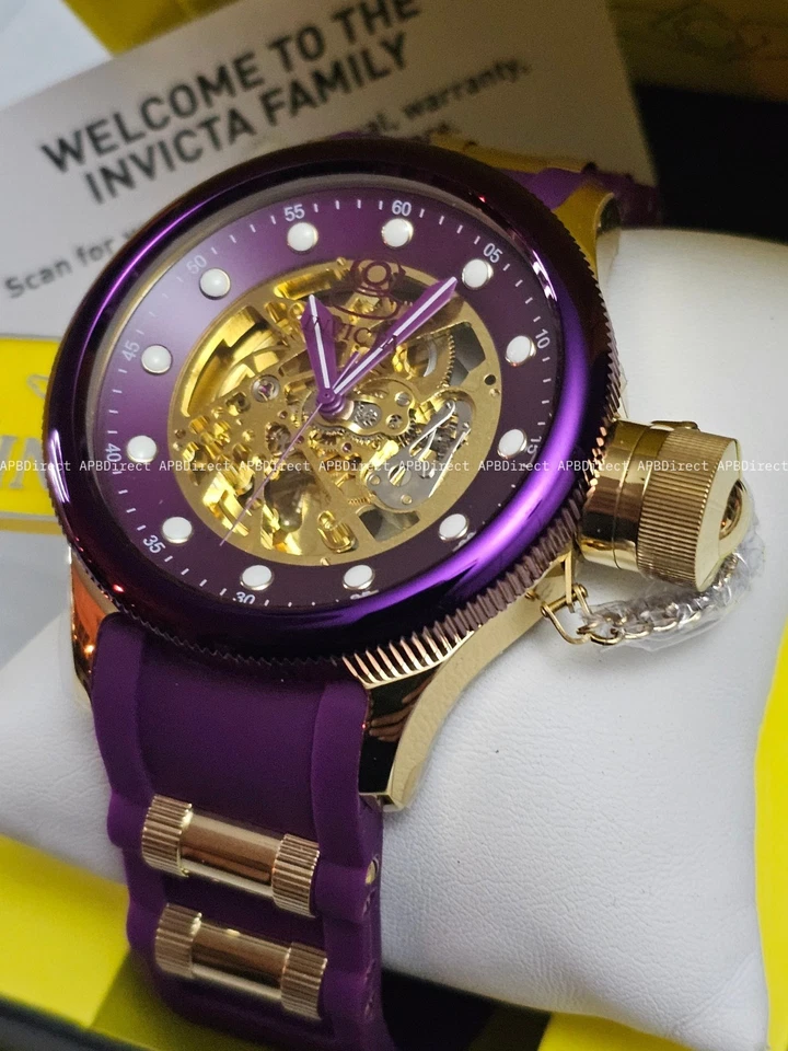 Invicta - Russian Diver - Automatic - 52mm Case 100m LUME Skeleton - mens watch - Image 3 of 4