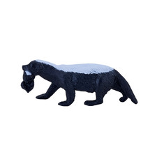 HONEY BADGER & CUB Wild zoo animal play model figure toy plastic forest