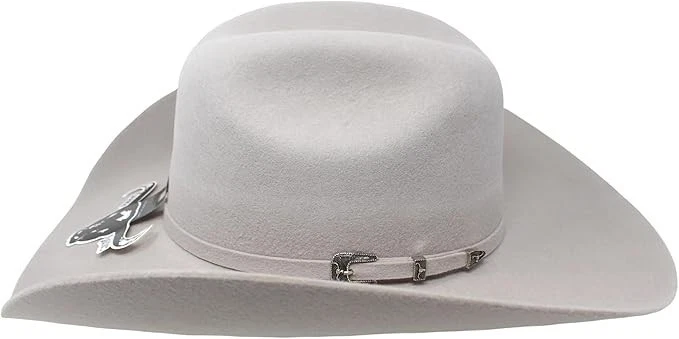 Sombrero de Vaquero Texana Original Cuernos Chuecos 6X Estilo Oscar Marlboro - Gris Foto 4 de 4