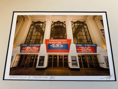 Bruce Springsteen Asbury Park Convention Hall Foto Print SIGNIERT - C. Hill