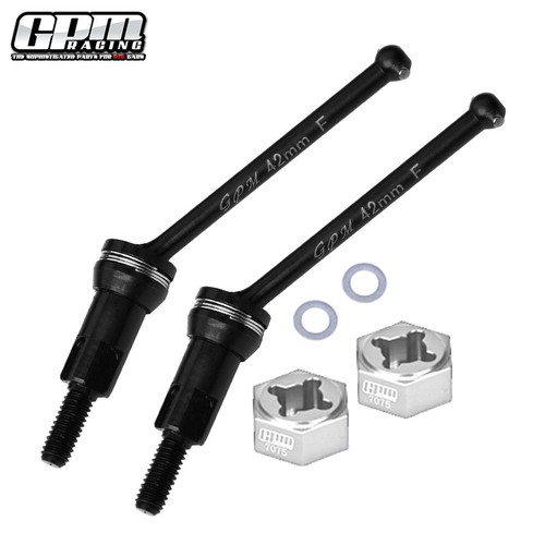 GPM CS Front CVD Drive Shaft 42mm &7075 Alloy Wheel Hex ARRMA 1/16 Mojave Grom - Picture 11 of 11