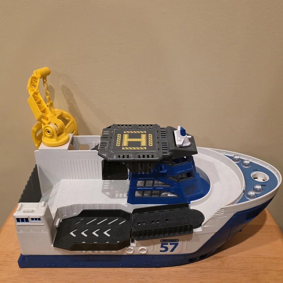 Matchbox MISSION MARINE RESCUE SHARK SHIP and MBX OCEAN RESCUE BOAT Lot - Image 4 of 4