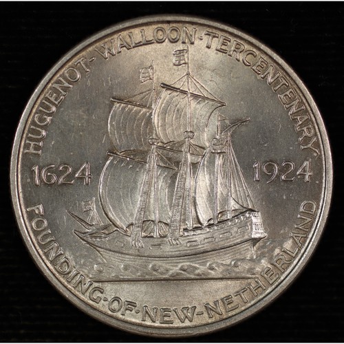 Classic Silver Commemorative Half Dollar. 1924 Hugueot BU Lot # 9061-133-060 - Picture 2 of 2