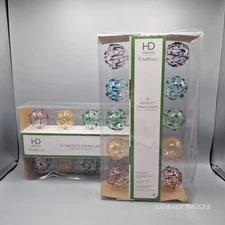Lot of 2 HD Design Outdoors 10 Novelty Bulbs String Lights Multicolor Decorative