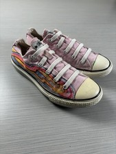 Converse Chuck Taylor All Star Shoes Youth Size 3 Pink Drew Brophy Ox 614236F