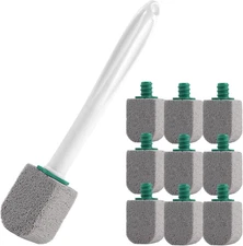 Pumice Stone Toilet Cleaner with Long Handle,Pumice Toilet Scrubber Toilet Bowl