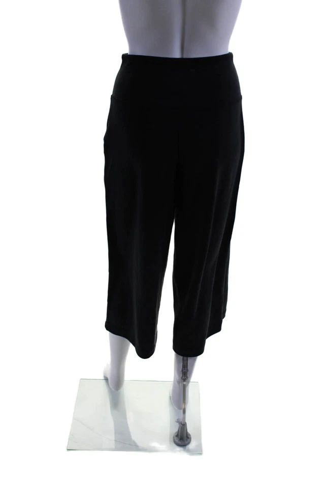 Legging Athleta Feminina Cintura Alta Perna Flare Cropped Treino Preta Tamanho XS - Imagem 3 de 4