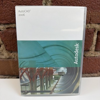 Autodesk AutoCAD 2006 PC CD-ROM for Windows with Serial Number