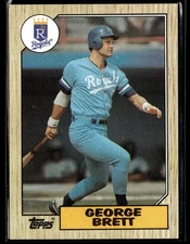 1987 Topps #400 George Brett Royals Baseball Card 1303H