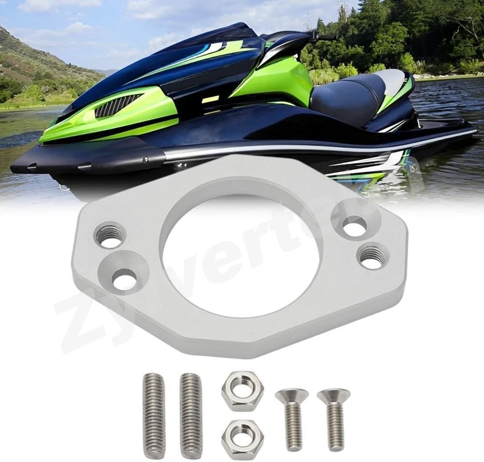 For 86-97 Kawasaki Jet Ski KEIHIN Manifold To Mikuni Carburetor Intake Adapter - Image 3 of 4