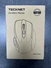 Tecknet Mouse Wireless Computer Optical purple/Black 6 Button Model M003 NEW