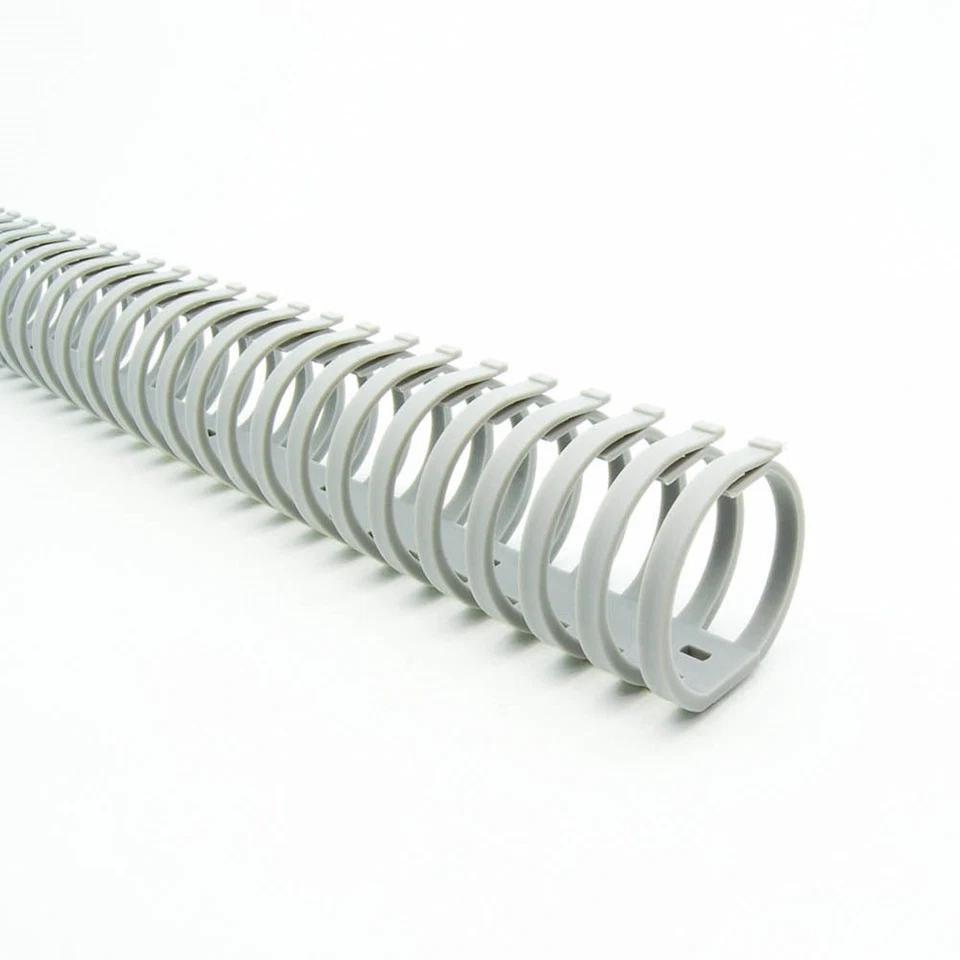 3x Flexible Adhesive Spiral Cable Cord Wire Holder Duct Organizer 500x35x33mm - Image 3 of 3