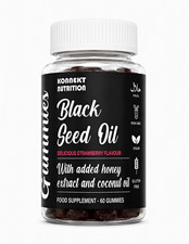 Konnekt Nutrition Black Seed Oil Gummies Strawberry 1500mg 60 Gummies