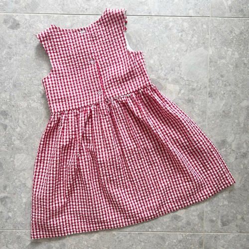 Counting Daises Red Gingham Strawberry Dress Size 5 - Picture 4 of 5