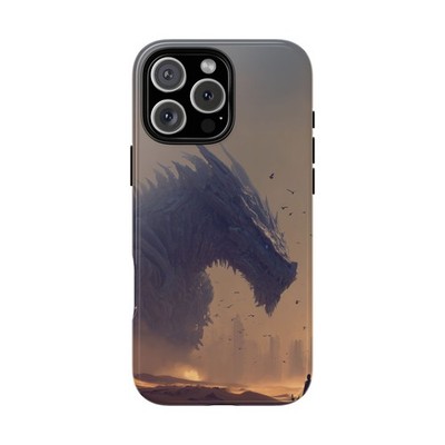 Phone Ink - Case for iPhone/Galaxy/Pixel - Kaiju Dragon Monster Desert