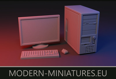 Modern Miniatures Computer / PC Objective Spectre Zona Alfa Terrain Scenery Prop