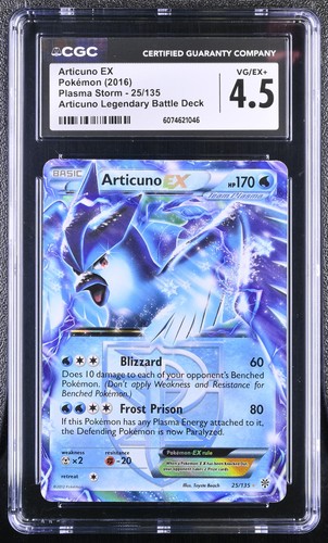 Articuno-EX graded CGC 4.5 for sale on eBay