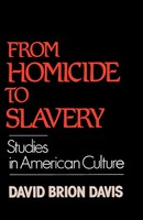 David Brion Davis | From Homicide To Slavery | Taschenbuch | Englisch (1988)