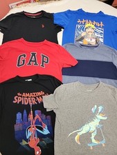 CAT  JACK GAP Us Polo Etc BOYS LOT OF 6 SHIRTS Sz L 12 /14
