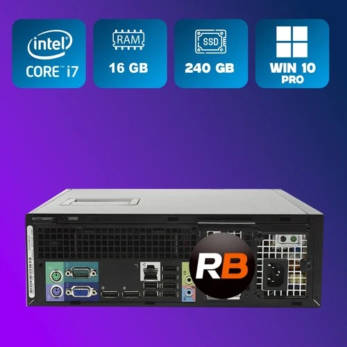 Dell OptiPlex 9010 SFF Intel Core i7 3.4 GHz, 16 GB Ram, 240 GB SSD, Win 10 Pro - Picture 3 of 3