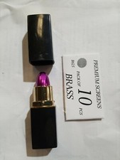 Tubo lápiz labial de pipas americanas con 10 pantallas de latón