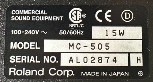 Roland MC-505 Groovebox Synthesizer Sequencer w/ Power Cable & Manuals - 第 11/13 張圖片
