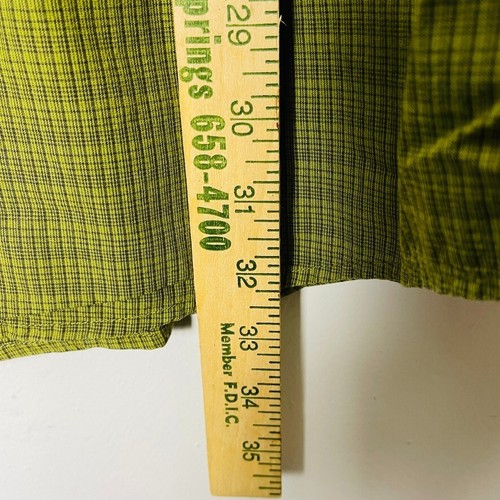 The North Face Herren XXL Button Down grün kariert Tasche Langarm Komfort - Bild 4 von 13
