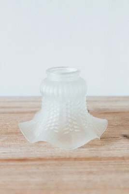 Abat-Jour Tulipe en Verre Opaque de Rechange pour Lampe - Photo 1/4