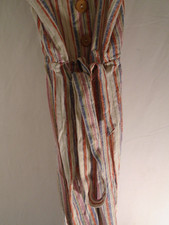 Jumpsuit Childs size 10/12 Girl's Button-Front Short Sleeve Striped Art Class