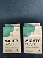 Hero  Mighty Patch Micropoint for Blemishes 8ct Each 2 Pack  Exp 01/27