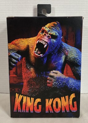 King Kong 7-Inch ultimate Figure Illustrated Classic Version NECA DAMAGED BOX