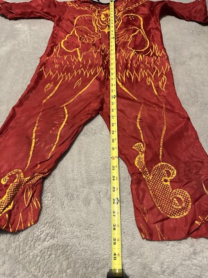 VINTAGE 1930-40s RED DEVIL HALLOWEEN COSTUME - Early Satan Outfit