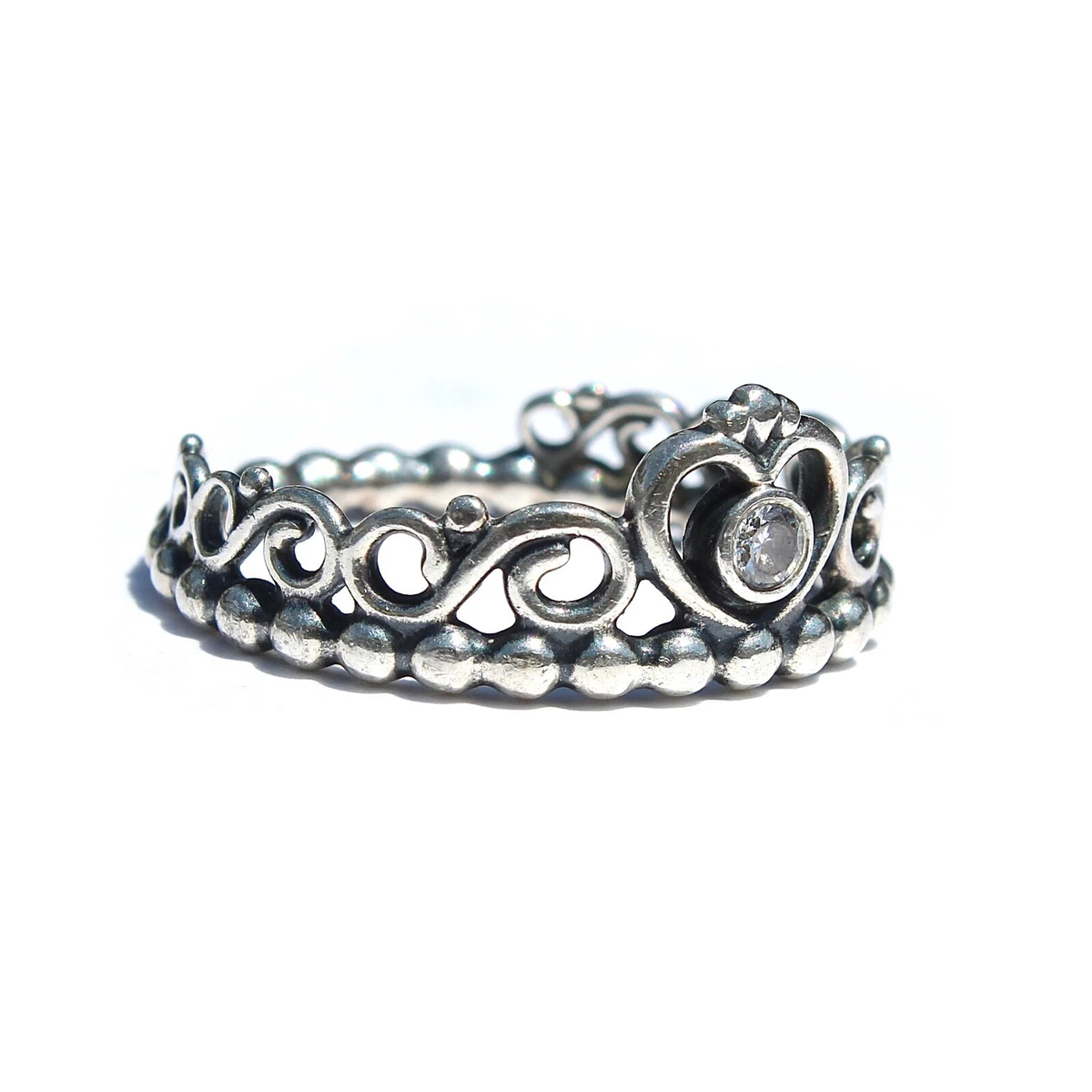 Pandora heart crown ring deals
