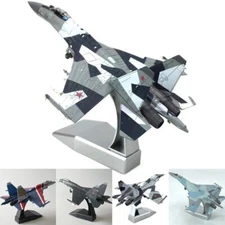 1:100 Sukhoi Su-35 Flanker-E Fighter Aircraft Model Diecast Military Collection