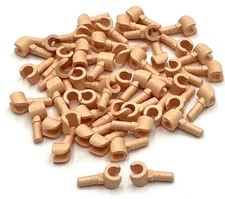 Lego 50 New Light Nougat Hands Flesh Town City Boy Girl Parts