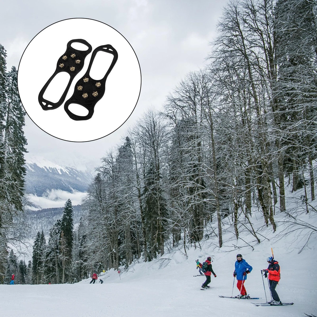 Crampons à neige à glace, antidérapant pour chaussures, raquettes