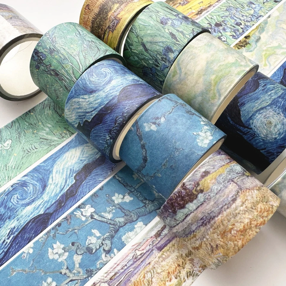 5m Van Gogh painting Washi Tape|Gift Wrapping|Scrapbooking | Craft |Collage| DIY - image 3 of 4
