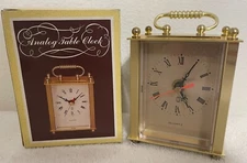 Vintage Analog Table Clock Quartz Clock New in Box (New Old Stock)