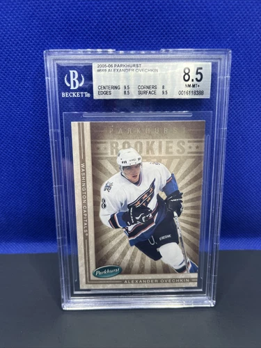 2005-06 Parkhurst  Alexander Ovechkin RC #669 BGS 8.5 Rookie Washington Capitals