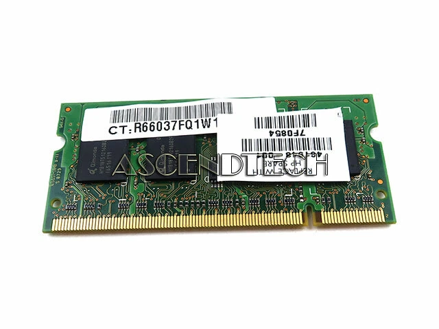 QIMONDA 512MB PC2-5300 DDR2 667MHZ CL5 LAPTOP MEMORY MODULE HYS64T64020EDL-3S-B2 - Image 2 of 2