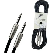 Studio Z ZICM201414M20 1/4" Male To 1/4" Male Mono Pro Audio Cable