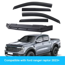 For Ford Ranger 2023-2026 Raptor Bonnet Protector Guard Wind Deflectors Body Kit